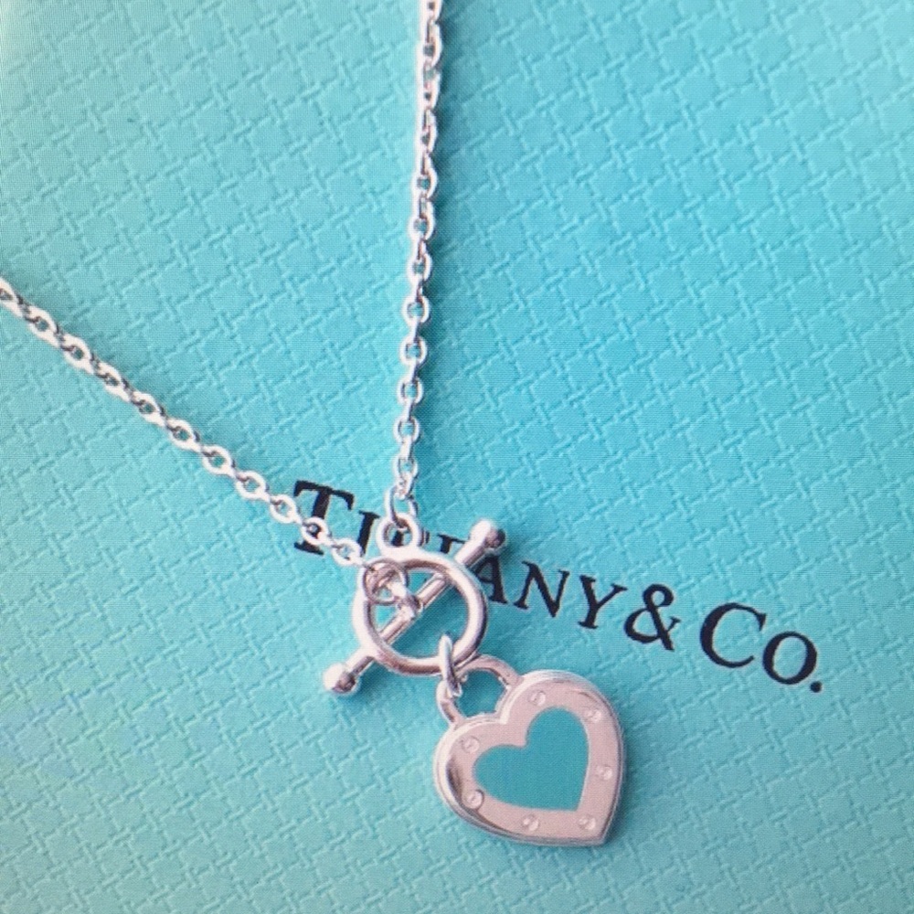 Tiffany & Co Silver Heart Pendant Necklace